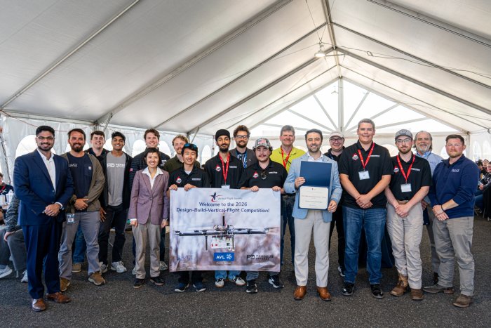 Embry-Riddle Aeronautical University Prescott wins Top Final Technical Report. ERAU Prescott Top FTR
